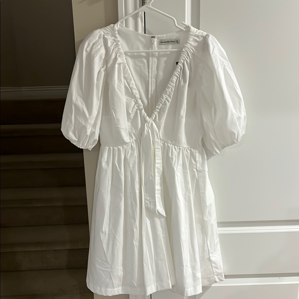 Abercrombie & Fitch White Mini Dress